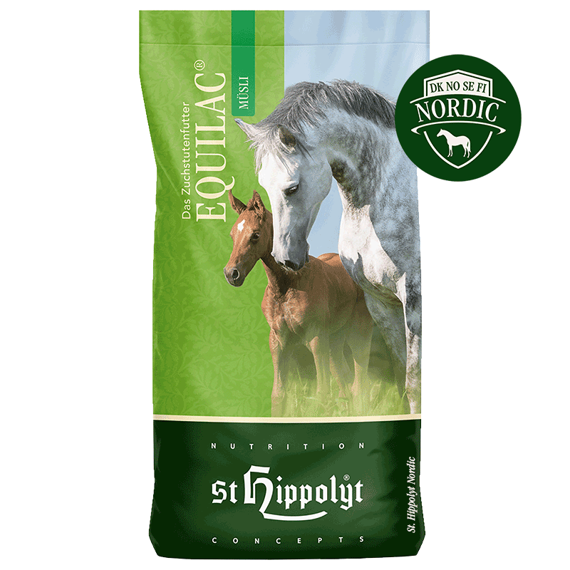 St Hippolyt Equilac Müsli - 20kg UTGÅNGET DATUM