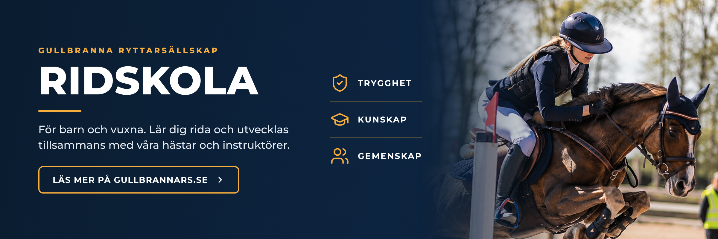 Ridskola gullbranna